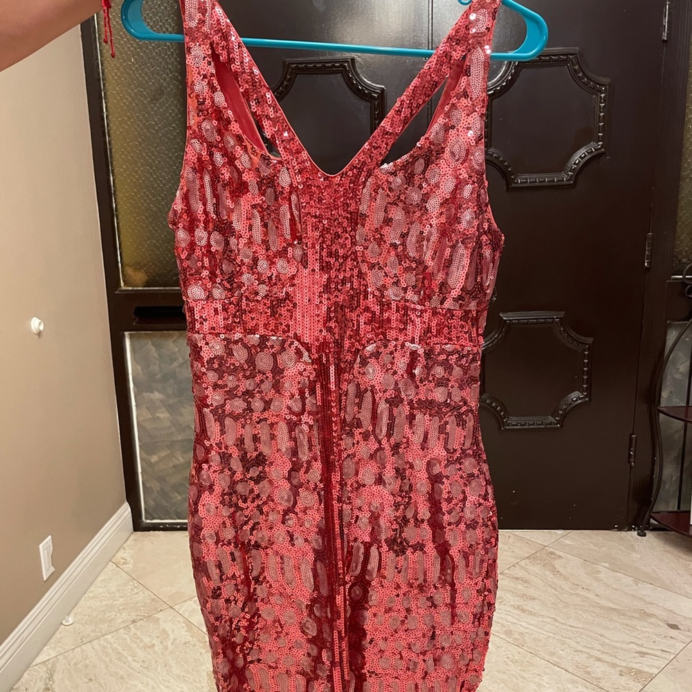Pink Sequin Dress